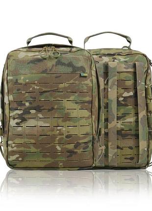 Рюкзак тактичний з molle kiborg cordura squadron multicam