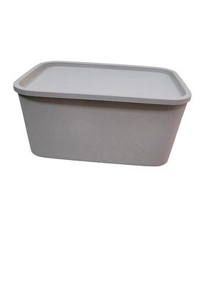 Кошик 36*25*15,5см з кришкою пластиковий