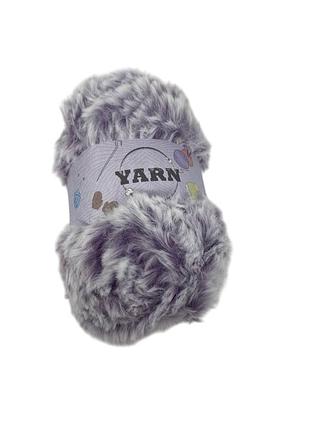 Пряжа "yarn" під хутро 100г фіолетова