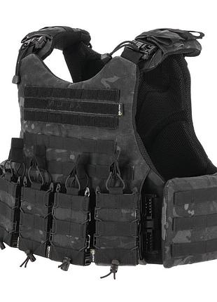 Бронежилет modular x-1 kiborg чорний мультикам (без підсумків)
