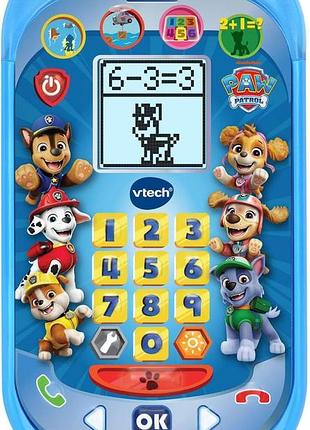 Vtech paw patrol rescue mission learning phone 80-580900 витек щенячий патруль телефон спасателя обучающая интерактивная игрушка