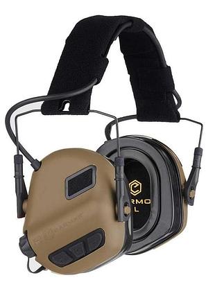 Тактические наушники earmor m31 plus койот