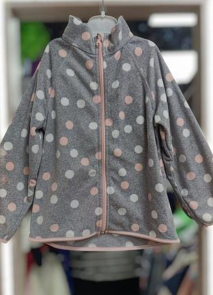 Дитяча кофта на замку для дівчинки 110-116 см h&m (розміри уточнюйте)