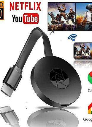 Бездротовий wifi донгл 1080p hdmi адаптер miracast для телевізора або монітора, медіаплеєр для android / ios / windows / mac os