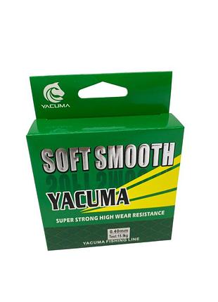 Леска "yacuma" 100м нейлон серебряная, тест 15,5кг 0,40мм