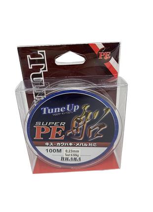 Леска "tuneup" 100м ре черная, тест 6,50кг 0,23мм