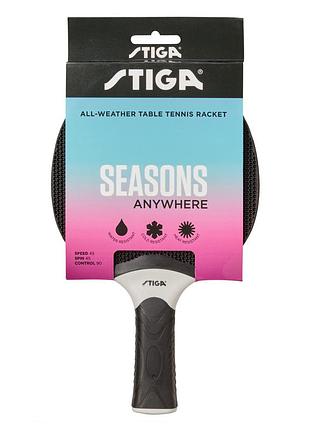 Ракетка для настольного тенниса stiga seasons anywhere black fl (1210-0122-01)