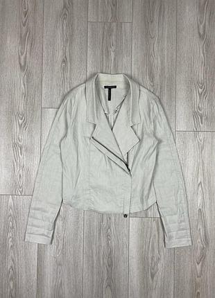 Womens jacket sarah pacini size 2 linen куртка