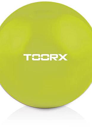 Массажный мячик toorx toning 1 кг verde (ahf-065)