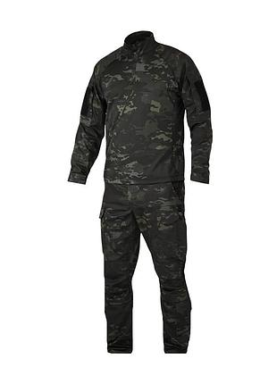 Костюм тактичний twill fs чорний мультикам ( штани+убакс ) -m