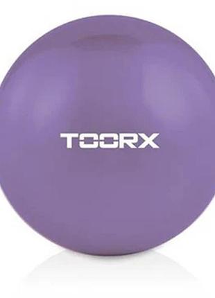 Массажный мячик toorx toning 1.5 кг viola (ahf-066)