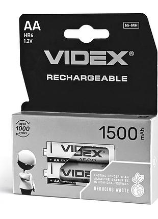 Акумулятори videx hr6/aa 1500mah double blister ft