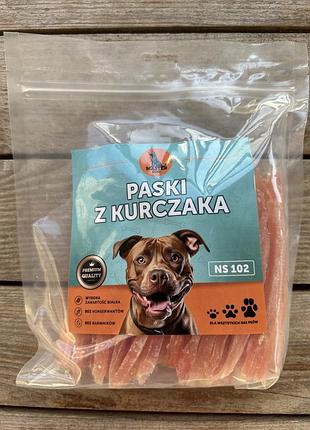 Master dog paski z kurczaka - ласощі для собак (смужки з курки), ns-102, 500 гр.