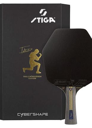 Ракетка для настольного тенниса stiga pro carbon plus cybershape truls edition 5 star fl (1215-1306-35)