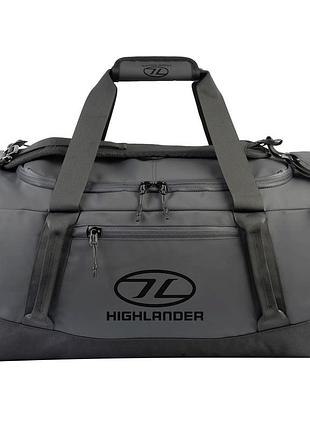 Сумка дорожня водозахисна highlander hauler duffel 65l black (db133-bk)
