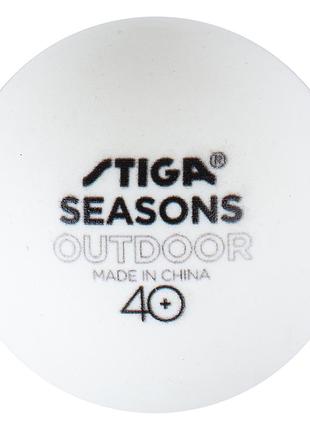 Мячи для настольного тенниса stiga seasons, white 12 шт (1110-2810-12)