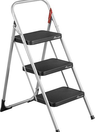 Лестница rolser taburete m/11 une 3 ступени antracita (met004-1021)