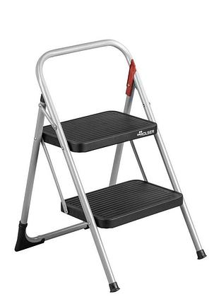 Драбина rolser taburete m/10 une 2 щаблі antracita (met003-1021)