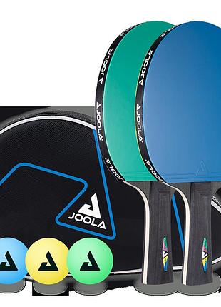 Набор для настольного тенниса joola duo colorato 2 bats 3 balls (54914)