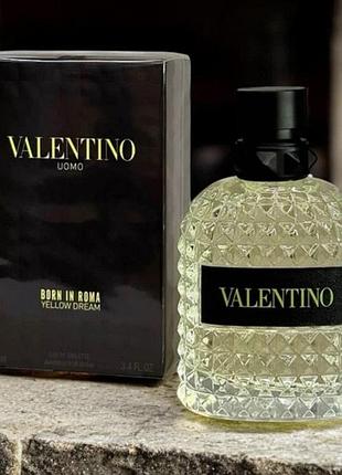 Туалетная вода мужская valentino born in roma uomo yellow dream, 100 мл