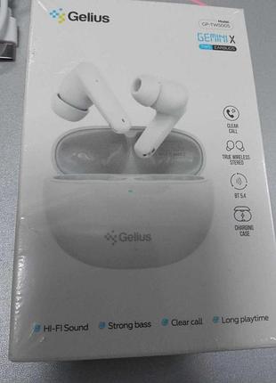 Навушники bluetooth-гарнітура б/у gelius gemini x gp-tws005