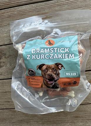 Master dog dramstick z kurczakiem - лакомства для собак (куриные ножки), ns-119, 500 гр.