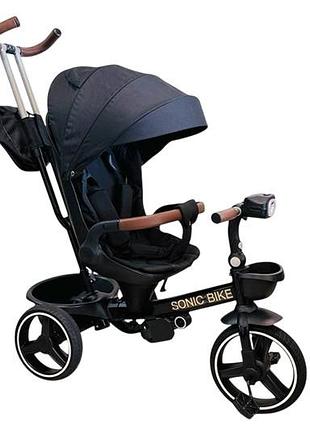 Велосипед трехколесный tri-cycle cruczer sonic black maraton