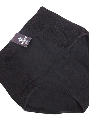 Утягивающие высокие трусы 5xl черные anttifu 1529
