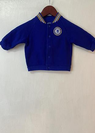 Бомбер кофта челсі оригінал синя дитяча куртка кофта chelsea
