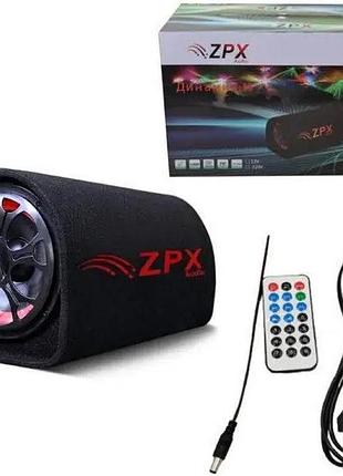 10" активный сабвуфер бочка zpx 350w + bluetooth