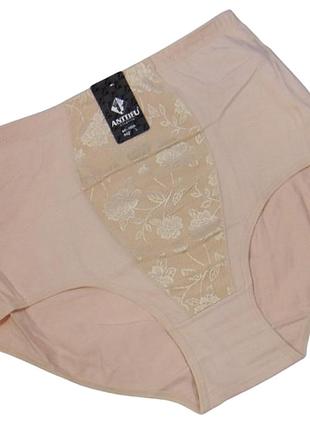Высокие утягивающие трусики 4xl персиковые anttifu 165