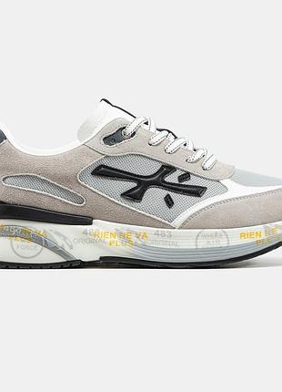 Серые мужские кроссовки premiata moerun grey black х премиата 45