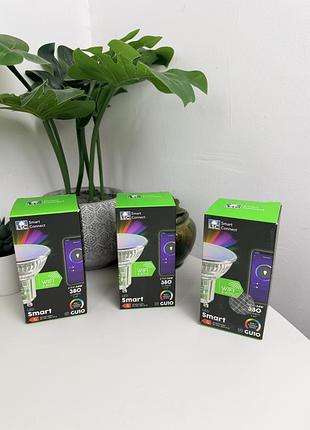 Смарт лампочки розумні wifi smart gu 10