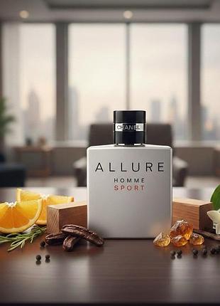Туалетна вода чоловіча chanel allure homme sport, тестер, 100 мл