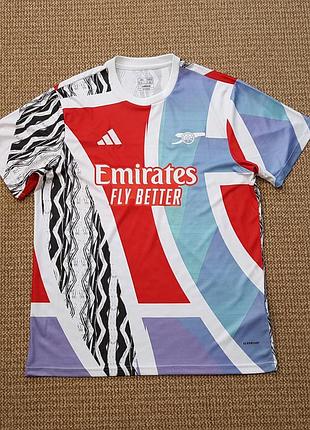 Adidas arsenal 2024/25 pre-match jersey футболка джерсі футбольна (xxl)