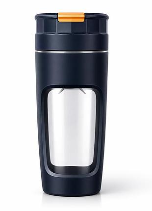 Акумуляторний блендер p2060r 600 мл — синій tritan bpa-free, портативний подрібнювач із функцією змішування