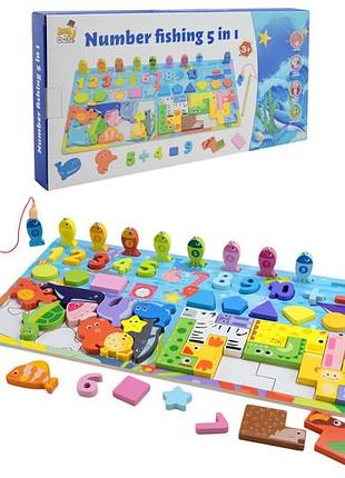 Деревянная игрушка c9439 5в1 в коробке 45,5x23x4 см