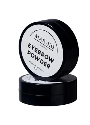 Карбоновая пудра для освещения бровей mar-ko cosmetics eyebrow powder 10 г