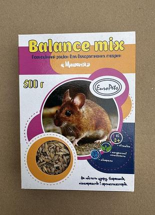 Balance mix “мишеня” - повноцінний раціон для декоративних мишей, 500 г