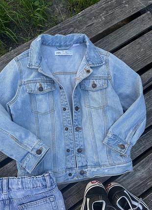 Джинсовка zara (110cm)