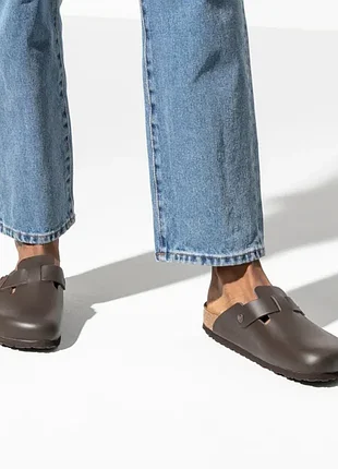 45 р(29 см) birkenstock boston. сабо. оригінал. шкіра.