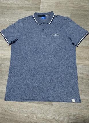 Чоловіча тонка футболка поло jack&amp; jones, розмір l.