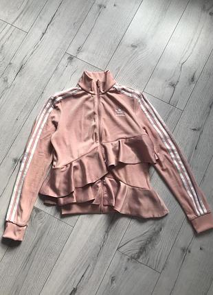 Спортивна велюрова кофта adidas