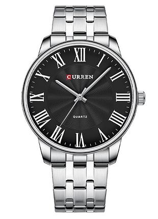 Curren 8422 silver-black