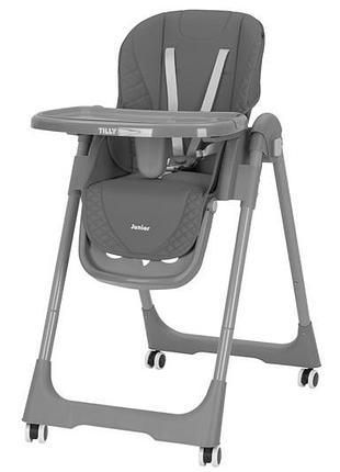 Стілець для годування junior crl-1412 dark grey carrello