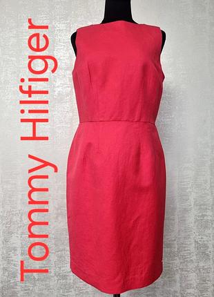 Элегантное кораллово-розовое платье-футляр от Tommy hilfiger