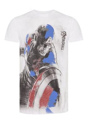 M-l, мужская футболка marvel капитан америка, хлопок