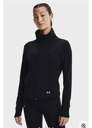 Женская черная спортивга кофта meridian jacket under amour