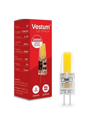 Світлодіодна лампа vestum g4 3,5w 3000k 12v 1-vs-8103