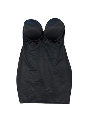 Чорна обтисла сукня пеньюар marks&spencer